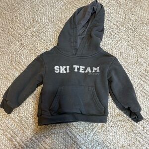 Little Bipsy Black 'Ski Team' Hoodie